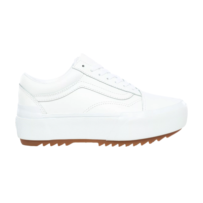 Pre-owned Vans Old Skool Stacked 'true White'