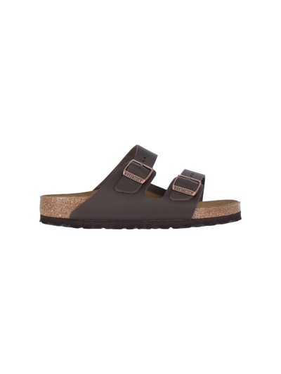 Shop Birkenstock 'arizona' Sandals In Brown