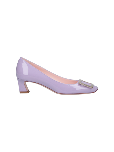 Shop Roger Vivier 'trompette' Pumps In Purple