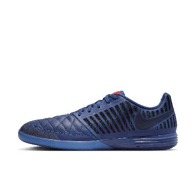 Shop Nike Men's Lunargato Ii Indoor/court Low-top Soccer Shoes In Blue