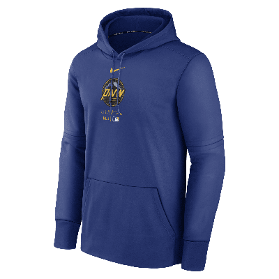 Shop Nike Men's Seattle Mariners City Connect Practice  Therma Mlb Pullover Hoodie In Blue
