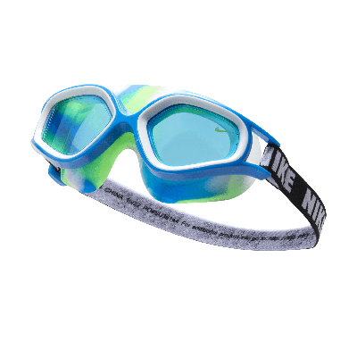 Shop Nike Swim Expanse Little Kids' Mask Goggles In Blue