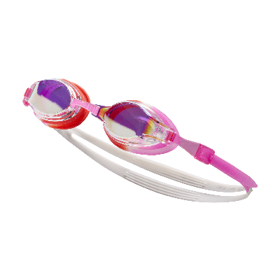 Shop Nike Swim Chrome Kids' Mirrored Goggles In Pink