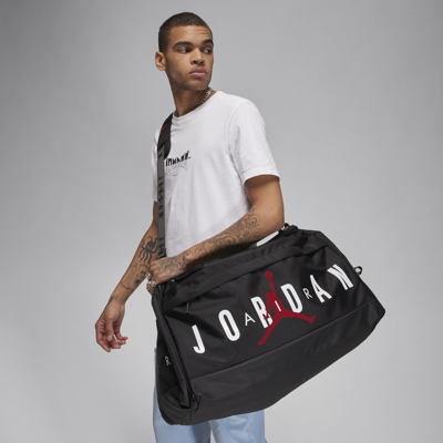 Shop Jordan Velocity Duffle Bag (69l) In Black