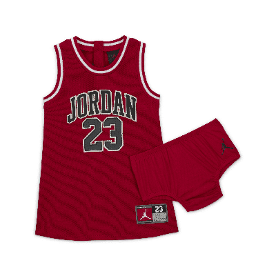 Shop Jordan 23 Baby (12-24m) Dress In Red