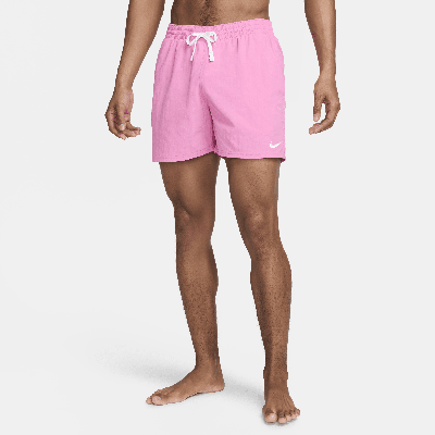 Shop Nike Men's Swim 5" Volley Shorts In Pink