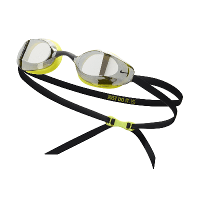 Shop Nike Unisex Vapor Mirrored Swim Goggles In Grey