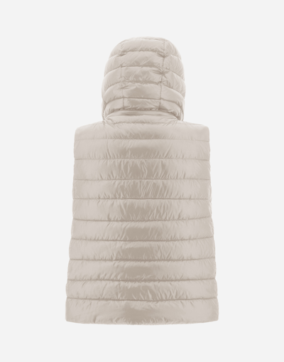 Herno Sleeveless Jacket In Nylon Ultralight In Chantilly