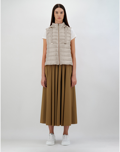 Herno Sleeveless Jacket In Nylon Ultralight In Chantilly
