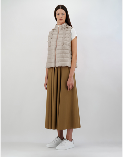 Herno Sleeveless Jacket In Nylon Ultralight In Chantilly