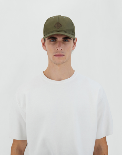 Herno Delon Cap In Light Military