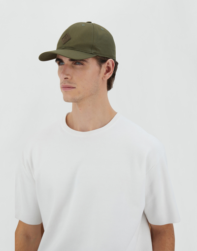 Herno Delon Cap In Light Military