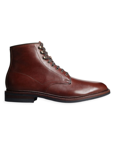 Shop Allen Edmonds Men's Higgins Waterproof Leather Oxford Boots In Chili