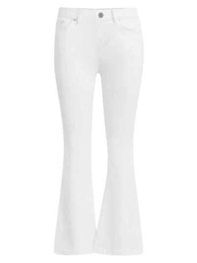 Shop Hudson Women's Petite Nico Mid-rise Boot-cut Crop Jeans In White