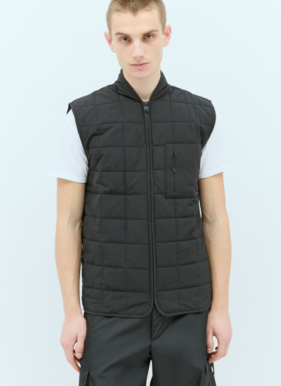 Shop Rains Giron Liner Vest In Black