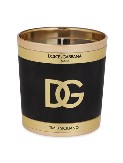 Shop Dolce & Gabbana Dg Logo Sicilian Thyme Candle