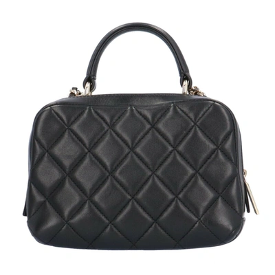 Pre-owned Chanel Coco Handle Black Leather Shopper Bag ()