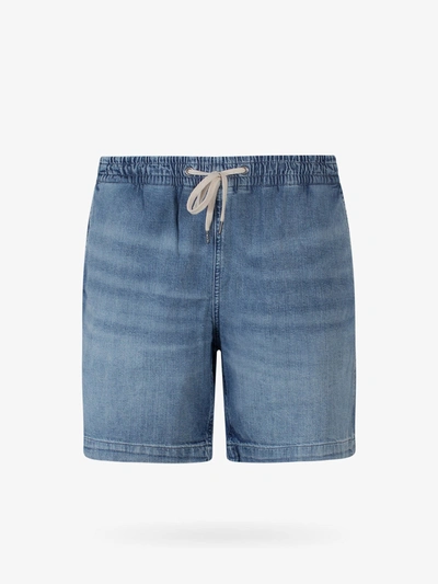 Shop Polo Ralph Lauren Bermuda Shorts In Blue