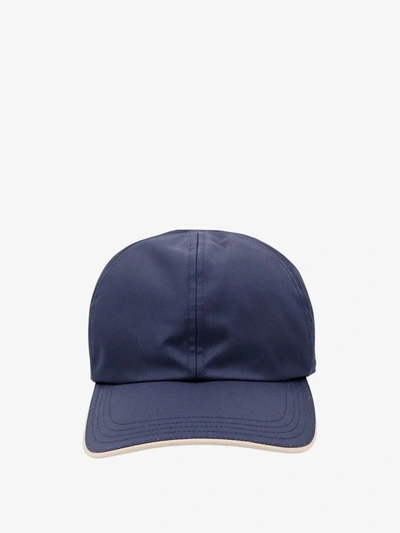 Shop Kiton Ciro Paone Hat In Blue