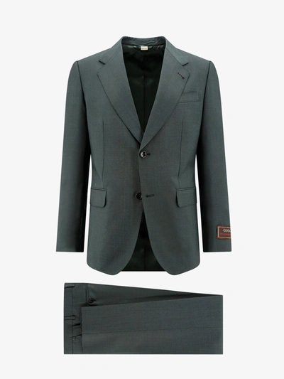 Shop Gucci Suit In Green