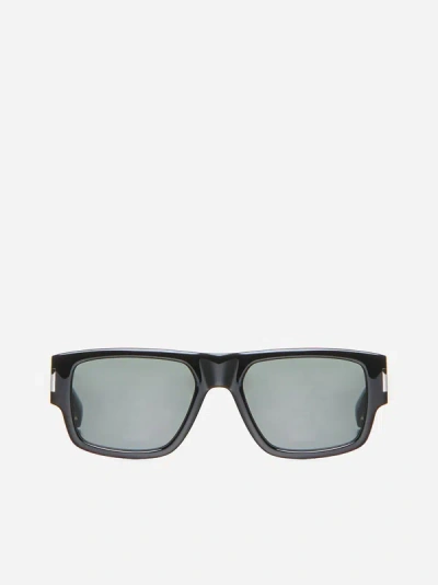 Shop Saint Laurent Sl 659 Sunglasses In Black