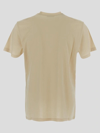 Shop Tom Ford T-shirt In Champagne