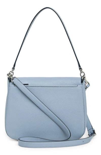 Shop Kate Spade Kailee Medium Flap Shoulder Bag In Muted Blue