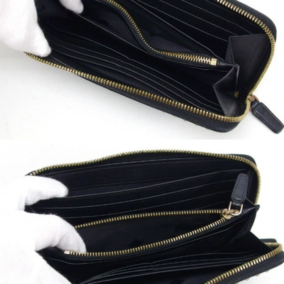 Shop Mcm Black Leather Wallet  ()