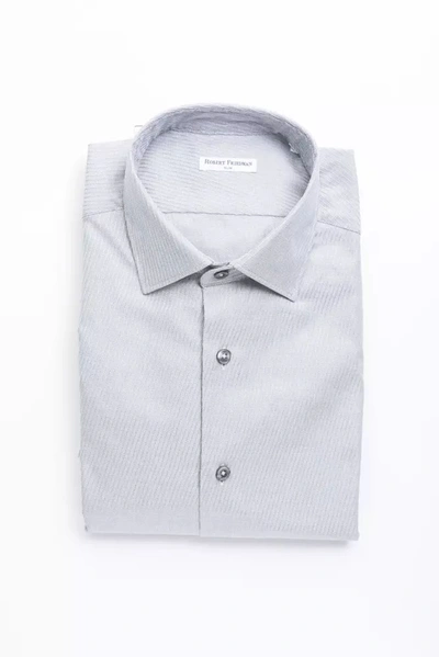Shop Robert Friedman Beige Cotton Shirt