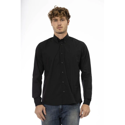 Shop Baldinini Trend Black Cotton Shirt