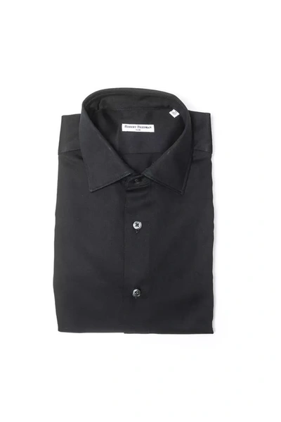 Robert Friedman Black Cotton Shirt