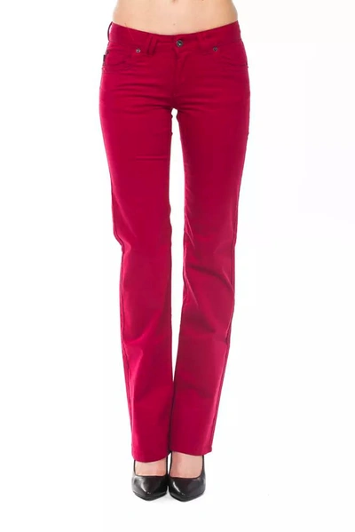 Shop Ungaro Fever Red Cotton Jeans & Pant
