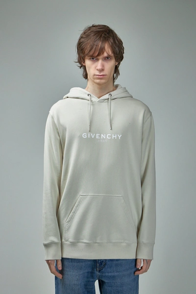 Shop Givenchy Classic Fit Hoodie W/reserve Print