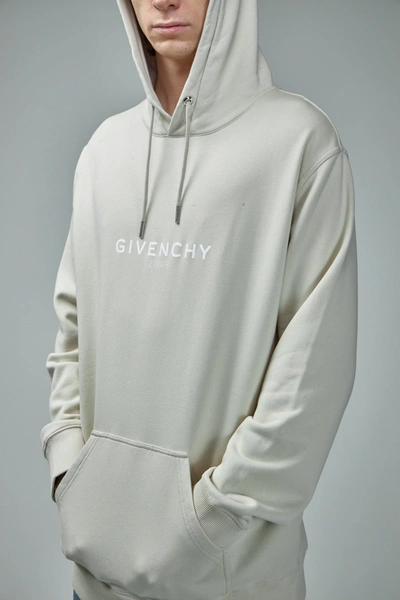 Shop Givenchy Classic Fit Hoodie W/reserve Print