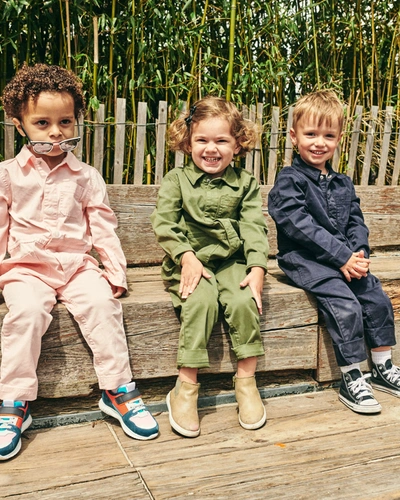 Alex Mill Mini Standard Jumpsuit In Seashell Pink