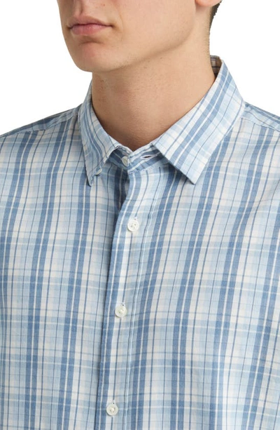 Shop Faherty The Movement Button-up Shirt In High Rock Plaid