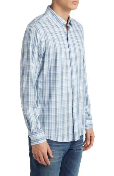 Shop Faherty The Movement Button-up Shirt In High Rock Plaid