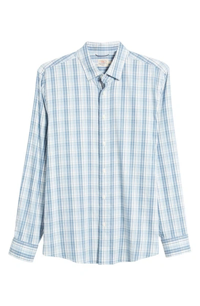 Shop Faherty The Movement Button-up Shirt In High Rock Plaid