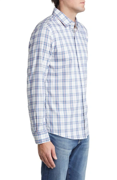 Shop Faherty The Movement Button-up Shirt In Spring Valley Plaid