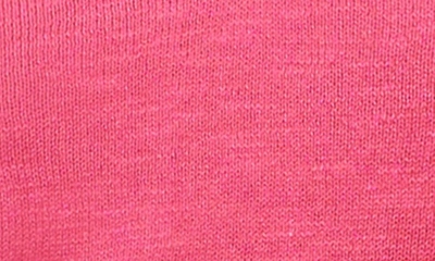 Shop Nic + Zoe Slub Cotton Blend Sweater In Bright Rose