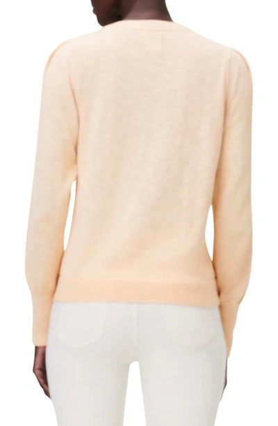 Shop Nic + Zoe Slub Cotton Blend Sweater In Melon Pop