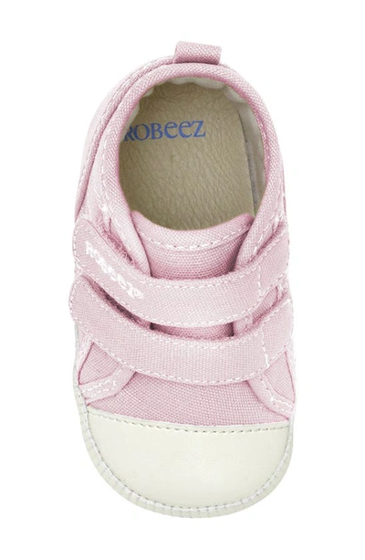 Shop Robeez ® Brooks Crib Sneaker In Light Pink