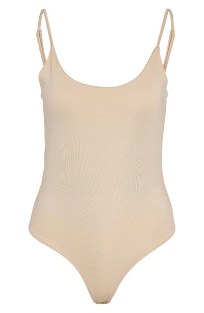 Shop Noisy May Teresa Singlet Bodysuit In Natural