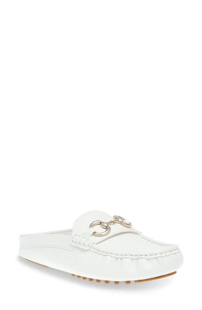 Shop Anne Klein Centric Loafer Mule In White Tumbled