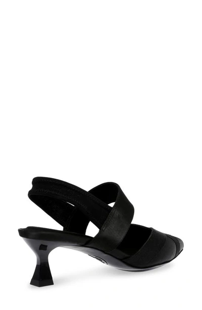 Shop Anne Klein Islander Almond Toe Slingback Pump In Black Fb