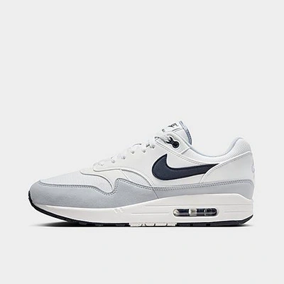 Shop Nike Men's Air Max 1 Casual Shoes In Platinum Tint/dark Obsidian/wolf Grey