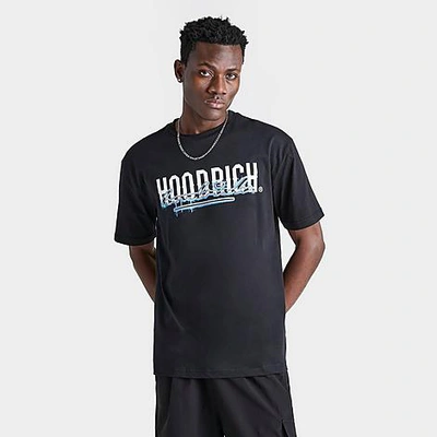 Shop Hoodrich Men's Og Splatter T-shirt In Black/white/radiance Blue