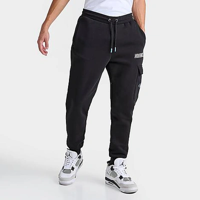 Shop Hoodrich Men's Og Splatter Jogger Pants In Black/white/radiance Blue