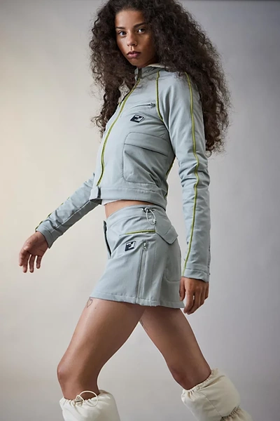 Shop Iets Frans . Tech Mini Skirt In Grey, Women's At Urban Outfitters