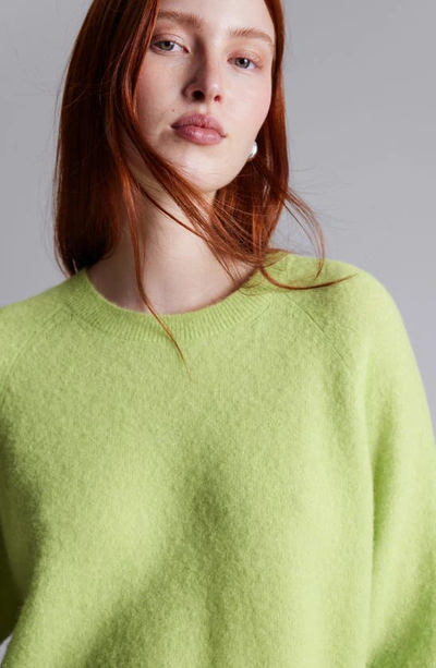 Shop & Other Stories Crewneck Sweater In Green Dusty Light